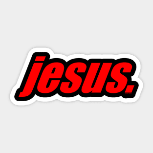 jesus. (Jesus - Dot) Sticker